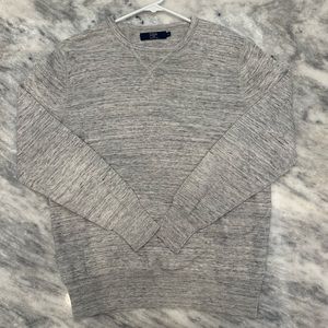 J. Crew Cotton Sweater - Men’s - Size Medium - Light Gray